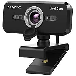 Creative Live! Cam Sync 1080p V2 Full HD Webcam with Dual Mics | Full HD Webcam, Dual Microphones, Noise Cancellation, Auto Mute, PC, Mac, Video Calls