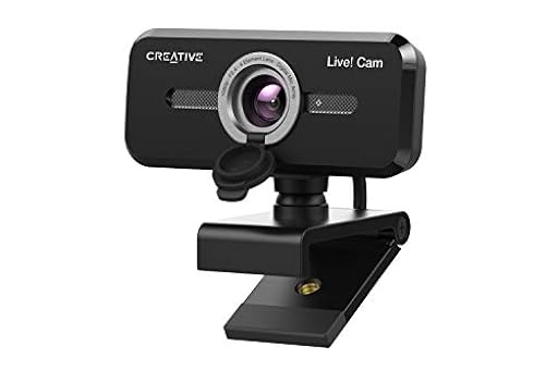 Creative Live Cam Sync 1080p V2 - Webcam USB (gran angular, función de silencio automático, reducción de ruido, micrófono integrado mejorado, para zoom, Skype) | Ya disponible en tu tienda friki favorita! En mundofriki.es!
