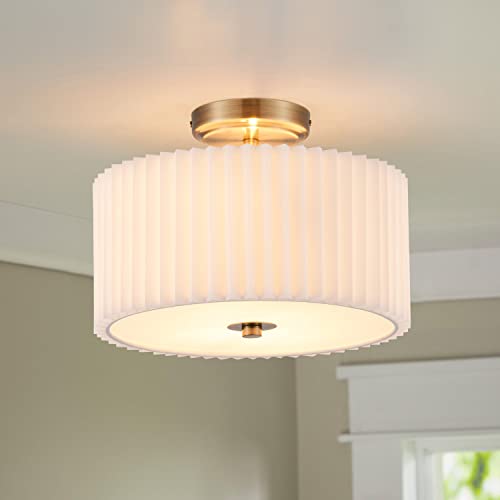 VONLUCE Semi Flush Mount Ceiling Light, 12.2''...