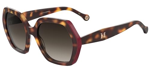 Carolina Herrera HER 0181/S Havana Red/Brown Shaded 55/20/145 women Sunglasses