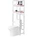Mobile Sopra Toilettes-Salvaspazio per Bagno, Scaffale Sopra Lavatrice, Scaffale Bagno e WC, 3 Ripiani Organizer Multi-Funzione, Mobile sopra toilettes, Ripiani di Lavatrice 53x28x166 cm