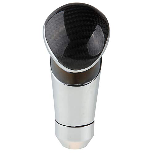 POSSBAY Car Gear Shift Knob for Ford VW Universal Aluminum Carbon Fiber
