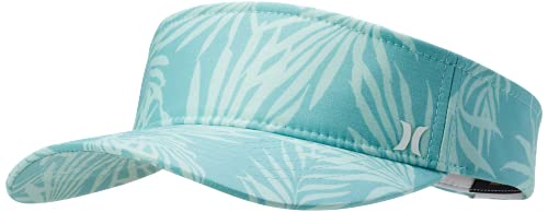 Hurley Women s Visor - Tracy Sweat Resistant Curved Brim Performance Visor, Size One Size, Light Aqua