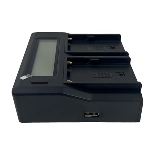 Quick LCD Dual Battery Charger for LP-E19 LP-E4N LP-E4, Compatible with LP-E19 LP-E4N LP-E4 EOS-1DX Mark II EOS-1D X EOS-1Ds Mark III EOS-1D Mark IV EOS-1D Mark III by ESTIVITA - Image 5