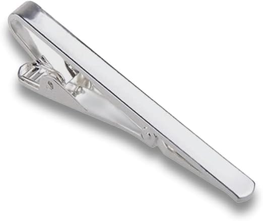 tripin Sleek Matte Silver Rhodium Plated Tie Pin for Men and Boys, Professional and Formal Occasions, with Gift Box-picture-25