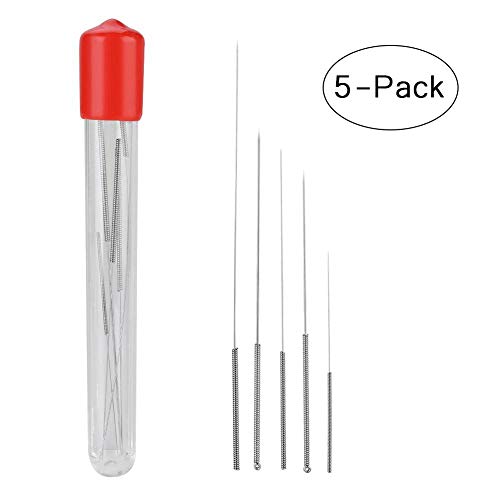 VBESTLIFE 5 stücke Edelstahl Düsenreinigungsnadeln Kit Werkzeug für 3D Drucker 0,2mm 0,3mm 0,4mm 0,5mm 0,6mm