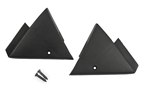 1987-1993 Mustang Interior Door Power Side Mirror Mount Covers with Install Screws