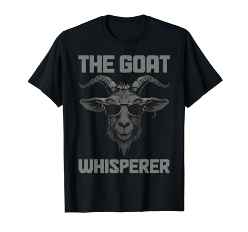 Goat Whisperer Farmer Farmer Animal Farming Funny Goat Lover T-Shirt