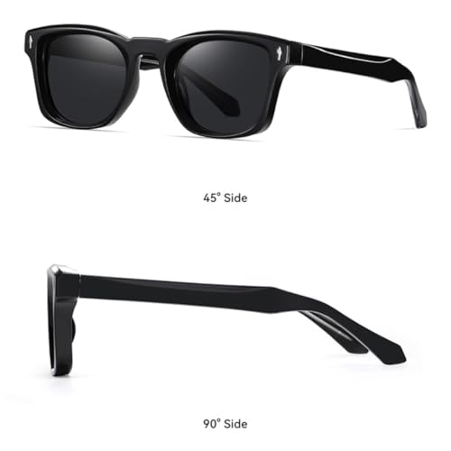 Lunettes de soleil de luxe pour femmes aux finitions rivets rétro