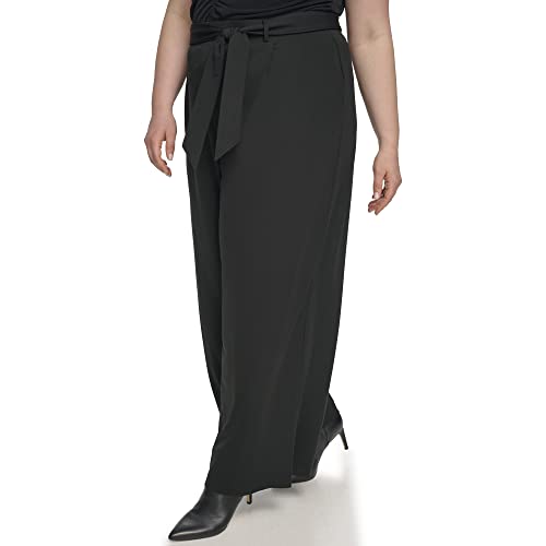 Calvin Klein Women's Pleated Pant with Belt3