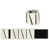 【2個セット450g/900g/1800g】 女性用リスト＆アンクルウェイト アンクルウェイト 足首 手首 重り おもり 筋トレ リスト＆アンクルウェイト 男女兼用 防水調整可能 5色展開 ヨガ・ウォーキング・筋トレに最適な超快適ウェイトバンド 男性 女性 子供対応 トレーニング (クリーム色（2個セット）, 1800g)