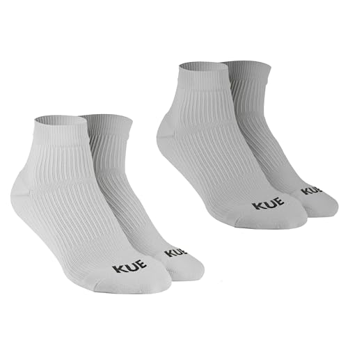 Image of KUE Compression Ankle Socks For Men & Women I Improved Blood Circulation, Pain Relief, Daily Use, Running & Sports, Premium Fabric, Moisture Wicking I Ankle Length Sports Socks
