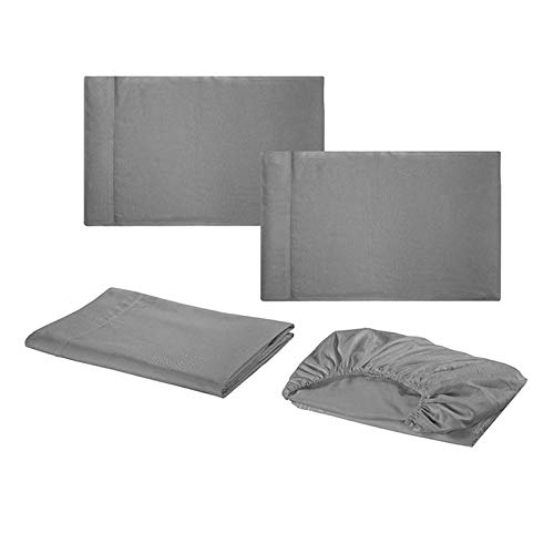 Drap plat et drap-housse de qualité supérieure pour lit King Size - 3