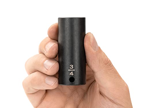 Image of TEKTON 3 /8 Inch Drive x 3 /4 Inch Deep 12-Point Impact Socket | SID13219