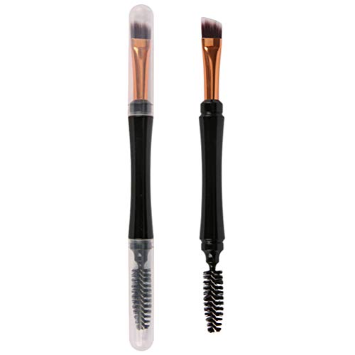 VALICLUD Kit de Maquillage 2pcs Peignes à Cils Double Fonction en Fibre Artificielle Noire,...
