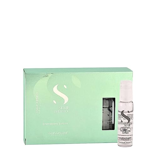 Lotion ALFAPARF Semi Di Lino Scalp Renew pour revitaliser et densifier la chevelure des adultes
