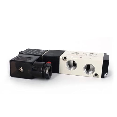 Électrovanne pneumatique 5/2 AC220V avec raccords PC 6mm pour commande air et gaz