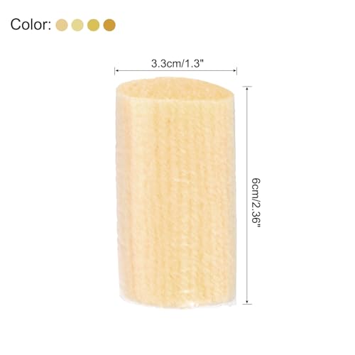 Image of Patikil 10 Rolls Latch Hook Kit, Precut Rugs Yarn, Crochet Colorful for Adults Beginners, Yellow Tone