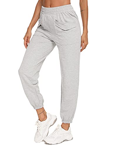 Sykooria-Pantaloni-Donna-Pantaloni-Sportivi-Donna-Estivi-con-Tasche-in-Cotone-Pantaloni-Jogger-Pantaloni-Sportivi-Morbidi-Leggeri-Pantaloni-Casual-Donne-Sciolto-da-Piede-del-Fascio