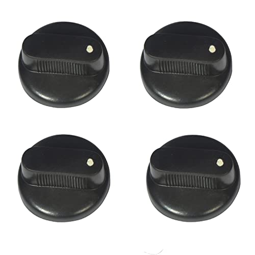 Image of Gas Stove Button Round Sape Knob for Kitchen Manual Gas Stove Knob for Butterfly, Usha, Surya, Sun Flame, Super Flame (Color Black) (2)