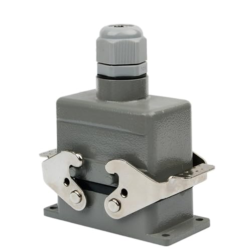 Conector industrial HDC-HSB-004 rectangular de 4 pines y 35A