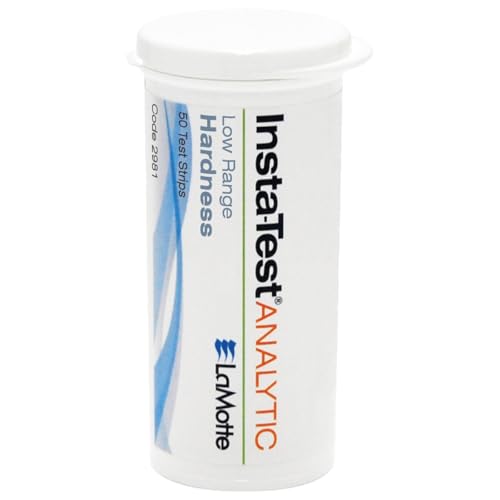 LaMotte Insta-Test 2981 Hardness Single Factor Test Strip, 0-180ppm Range (Vial of 50 Strips)