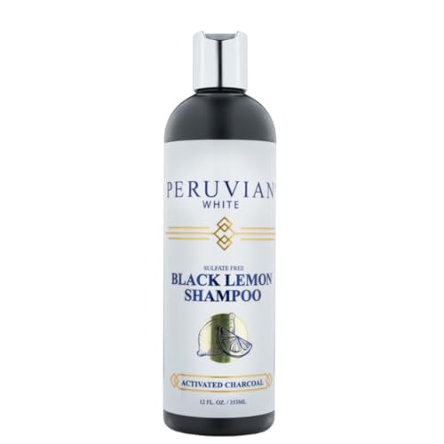 Activated Charcoal Shampoo with Black Lemon - Deep Cleansing, Detoxifying Formula for All Hair Types (12 oz) image 2