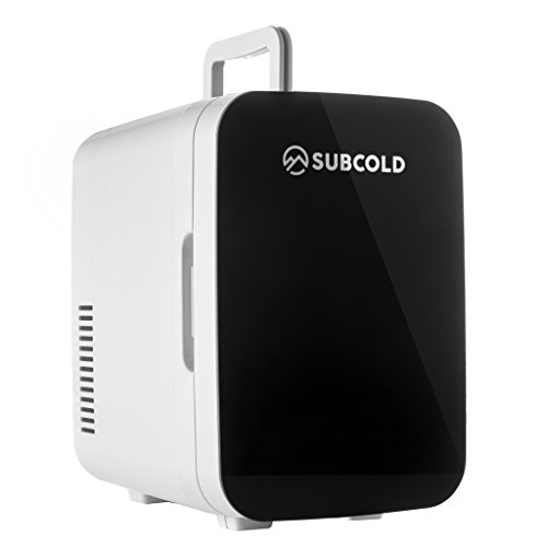 Subcold Ultra 10 Mini Fridge Cooler & Warmer | 10L capacity | Compact, Portable and Quiet | AC+DC Power Compatibility (Black)