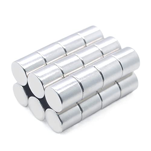 DHAEY Science Magnets 2/5/10/30 Pcs 10x10 Neodymium 10mm x 10mm NdFeB Round Super Permanent Magnetic imanes Disc Industrial(10pcs10x10)