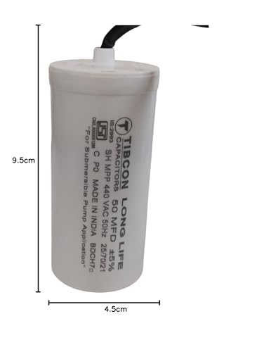 Image of 50 MFD 440 VAC CAPACITOR FOR SUBMERSIBLE (PACK OF 1)