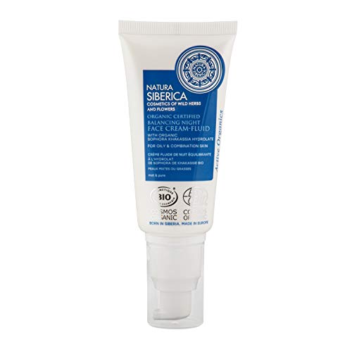 Natura Siberica Organic Certified Oily & Combination Skin, Balancing Night Face Cream-Fluid, transparent, 50 ml (Pack of 1) - Image 4