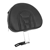 Convient pour Harley Fatboy Heritage Softail 2007 2017 noir chromé moto Sissy Bar porte bagages dossier Dossier Passager(Style4)