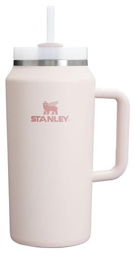 Image of STANLEY Quencher H2.0 Tumbler with Handle & Straw 64 oz | Flowstate 3-Position Lid | Large Capacity for Travel & Sports | Insulated Stainless Steel Cup | BPA-Free | Rose Quartz 2.0