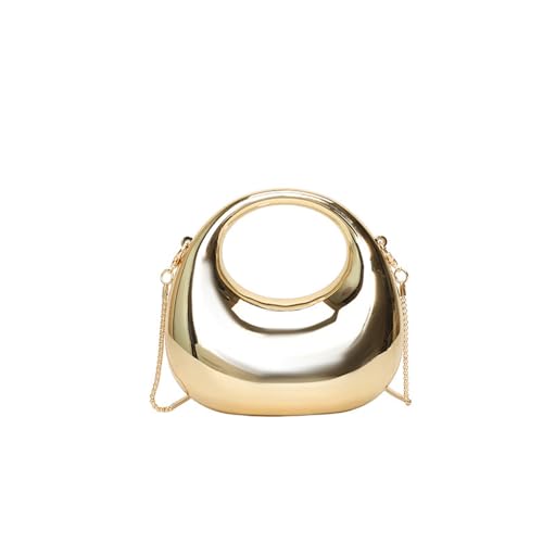 Mini Crescent Acrylic Silver Purse Luxury Moon Silver Clutch Handbags With Chain Silver Bag Crossbody Gold Evening Bag Gold Clutch Purses for Women for Wedding Party Prom