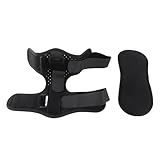 Saluaqui Fasciitis Night Foot Splint with Steel Plate, Adjustable Breathable and Comfortable Achilles Tendonitis Night Brace, Plantar Fasciitis Relief for Women and Men