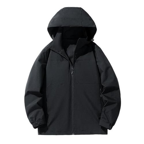 Veste de sport à capuche pour hommes pour courir en automne au parc