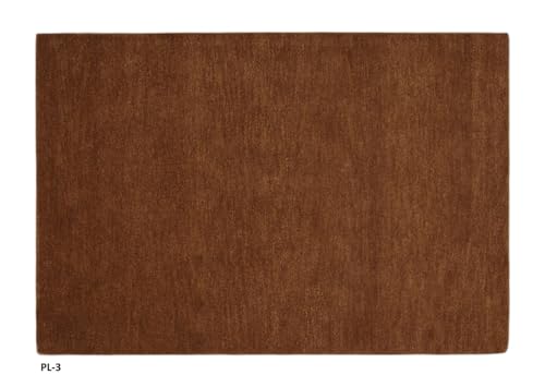 Gabbeh PL3   Alfombra (100% lana, 120 x 180 cm), color marrón café