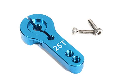 Integy Blue Alloy Servo Horn 25T for Futaba Servo (r=20, 24mm)