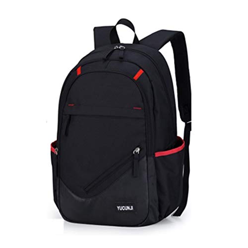 HUOQILIN Sac À Dos Étudiant Coréen Oxford University Pupils Junior High School Bag (Color : Black) Cover