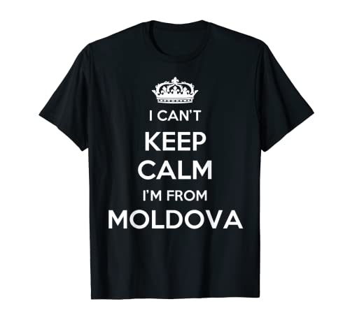 No puedo mantener la calma soy del país Moldavia Camiseta