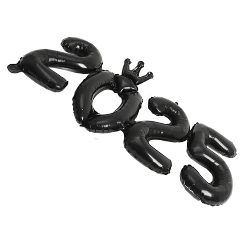 Veemoon 2025número Globo De Números Conjuntos De Aluminio Para Decoración De Año Aniversario y Fiestas Kit De Guirnalda