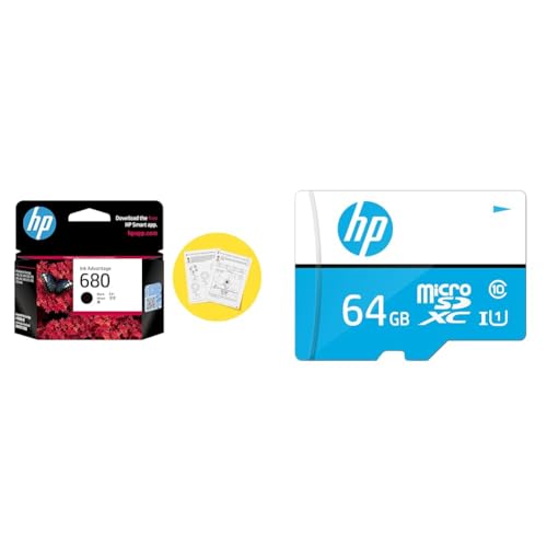 HP 680 Original Ink Advantage Cartridge (Black)| 3000+ Learning worksheets Worth Rs 599 Free