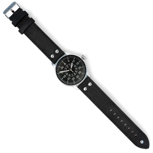 Uno splendido pezzo di storia dell'aviazione, l'orologio Ailager B-Uhr è stato progettato pensando alle prestazioni e alla precisione.