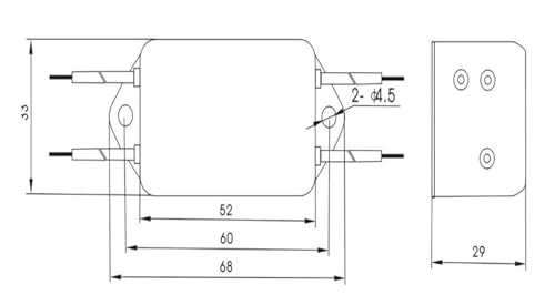Filtre d'alimentation DEB1-6A anti-interférence double section haute fidélité - 2