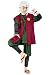 DAZCOS US Size Adult Jiraiya Anime Cosplay Costume (Men XL) Red,Green