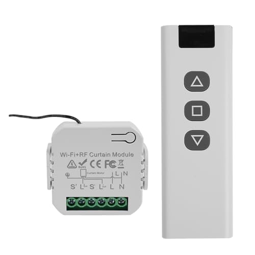 Namvo Kit de Control inalámbrico de persianas enrollables WiFi Temporizador Interruptor para persianas enrollables toldos