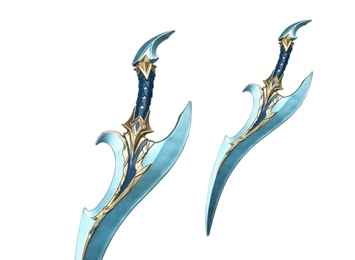 696 Once and Desires Solo Level Jinwoo Foam Dagger Cosplay Prop Polyurethane Material 16+ Age for Halloween Conventions Xmas Gift (New Barukas)