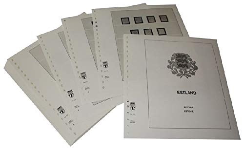 Feuilles pré-imprimées Estonie Lindner pour compléter votre collectionneur 2010-2021