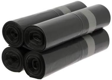Bolsas de basura 240L Negro x100 - Ultra Resistentes 40μ - Cocina, Oficinas, Uso diario, Cierre fácil (240L, 40μ)