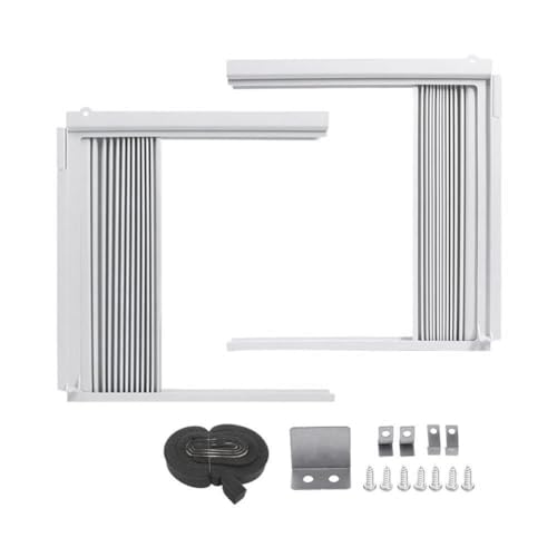 Benssey Paneles Laterales de Aire Acondicionado de Ventana con, Panel Lateral de CA con Aislamiento Ajustable para Unidad de Aire Acondicionado de Ventana BTU, Incluido